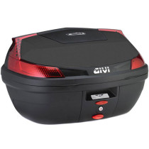 Top case Givi Monolock B47 Blade sans platine - Noir Rouge