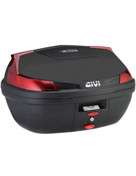 Top case Givi Monolock B47 Blade sans platine - Noir Rouge