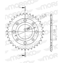 Couronne Stealth Supersprox Bi-métal Pas 420 Rouge 54 dents CA117SR
