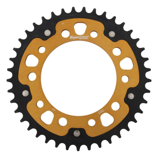 Couronne Stealth Supersprox Bi-métal Pas 520 Or 41 dents CA509SG
