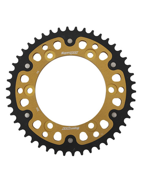 Couronne Stealth Supersprox Bi-métal Pas 520 Or 46 dents CC606SG