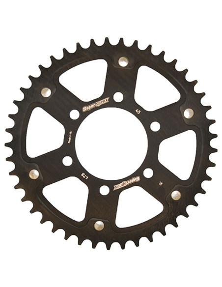Couronne Stealth Supersprox Bi-métal Pas 520 Noir 45 dents CG403SN
