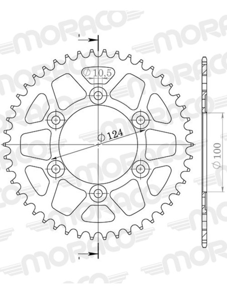 Couronne Stealth Supersprox Bi-métal Pas 520 Gris 38 dents CL602SS