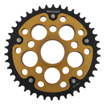Couronne Stealth Supersprox Bi-métal Pas 520 Or 42 dents CL606SG