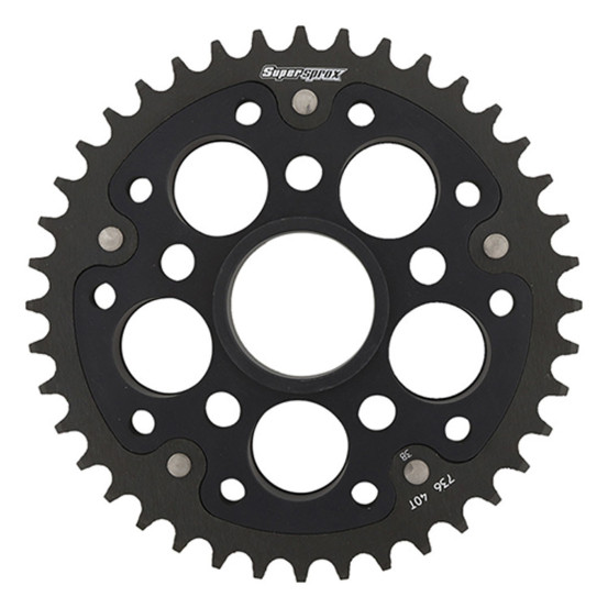 Couronne Stealth Supersprox Bi-métal Pas 520 Noir 40 dents CL606SN