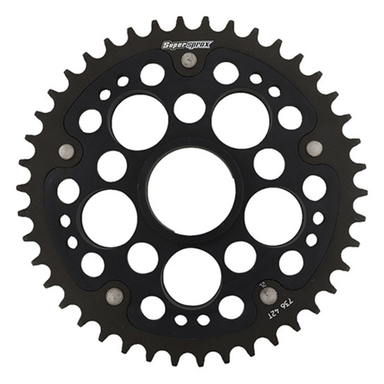 Couronne Stealth Supersprox Bi-métal Pas 520 Noir 42 dents CL606SN