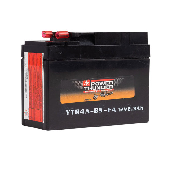 Batterie moto 12v POWER THUNDER YTR4A FA