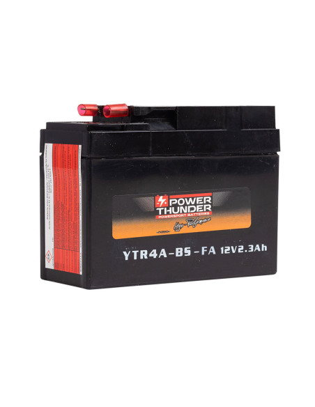 Batterie moto 12v POWER THUNDER YTR4A FA