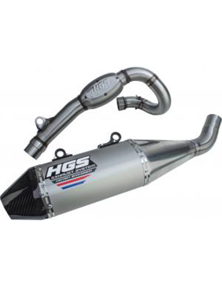 Ligne complète HGS inox alu carbone Conical Yamaha 250 YZF 2019-2021