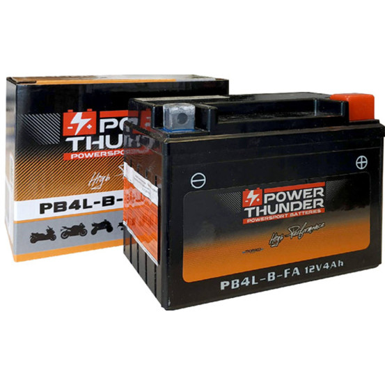 Batterie moto 12v POWER THUNDER YB4LB FA