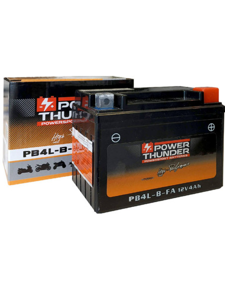 Batterie moto 12v POWER THUNDER YB4LB FA