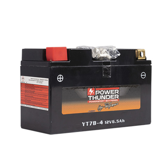 Batterie moto 12v POWER THUNDER YT7B4
