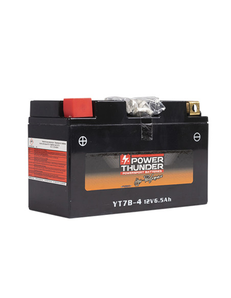 Batterie moto 12v POWER THUNDER YT7B4