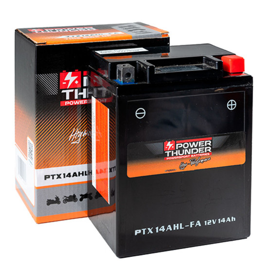 Batterie moto 12v POWER THUNDER YTX14AHL FA