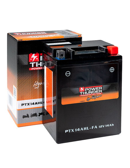 Batterie moto 12v POWER THUNDER YTX14AHL FA