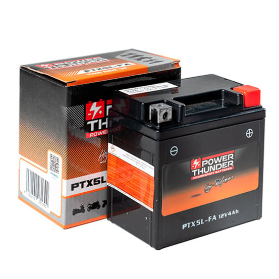 Batterie moto 12v POWER THUNDER YTX5L FA