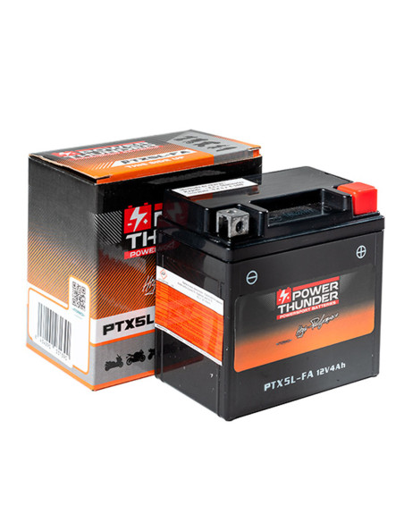Batterie moto 12v POWER THUNDER YTX5L FA