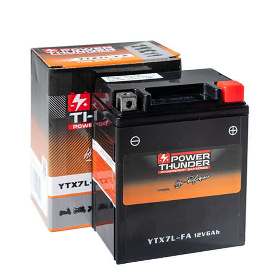 Batterie moto 12v POWER THUNDER YTX7L FA