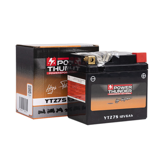 Batterie moto 12v POWER THUNDER YTZ7S