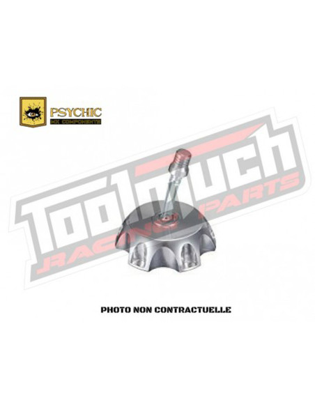 Bouchon de réservoir Alu 85/125/250 YZ, 250/400/426 YZF 1996-01, 250 WRF 2001-03 et 450 YFZ Titane