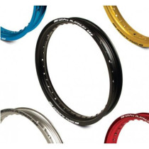 Cercle de jante arrière SM PRO MX Enduro - 18x2.15 - Platinium Brillant - 36 trous