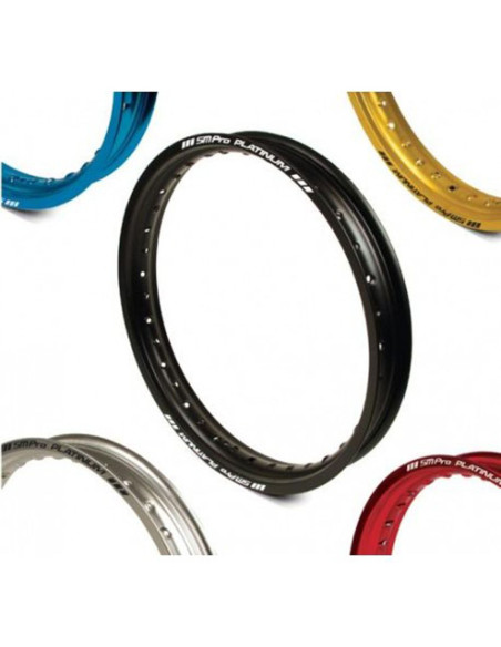 Jante arrière SM PRO MX Enduro 18x1.85 Or 36 TROUS