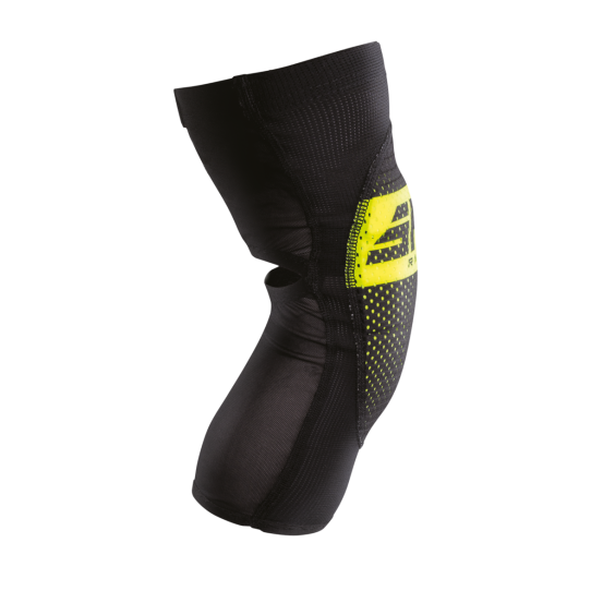 Genouillères enfant Shot Airlight - Noir Jaune Fluo