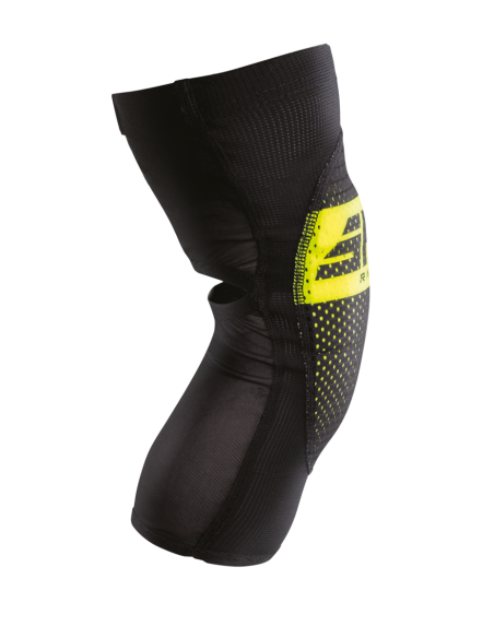 Genouillères enfant Shot Airlight - Noir Jaune Fluo