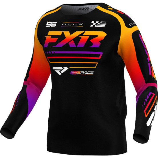 Maillot cross FXR 2025 Clutch Noir Spectrum