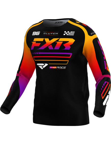 Maillot cross FXR 2025 Clutch Noir Spectrum