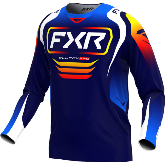 Maillot cross FXR 2025 Clutch Pro Bleu Inferno