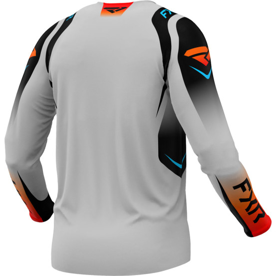 Maillot cross FXR 2025 Clutch Pro Gris Bleu Orange