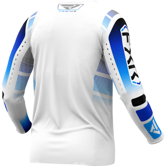 Maillot cross FXR 2025 Podium Blanc Bleu