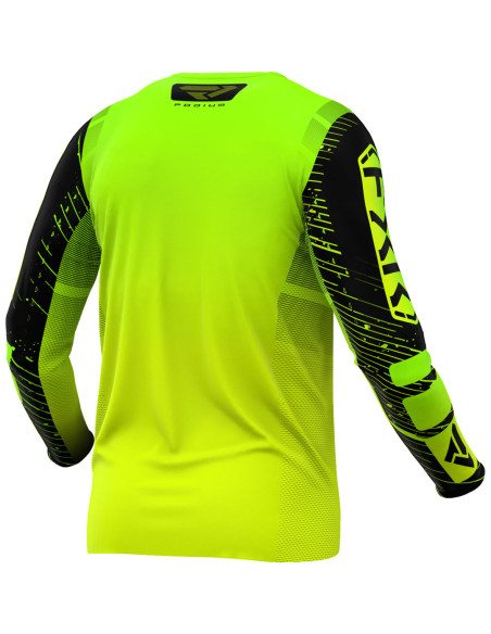 Maillot cross FXR 2025 Podium Lime Fluo Noir