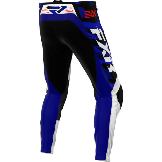 Pantalon cross enfant FXR 2025 Clutch Bleu Camo Rouge