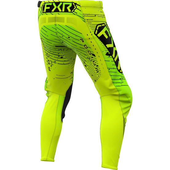 Pantalon cross enfant FXR 2025 Podium Lime Fluo Noir