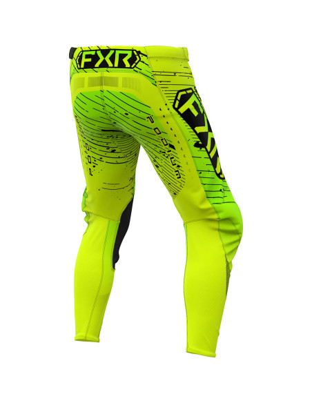 Pantalon cross enfant FXR 2025 Podium Lime Fluo Noir