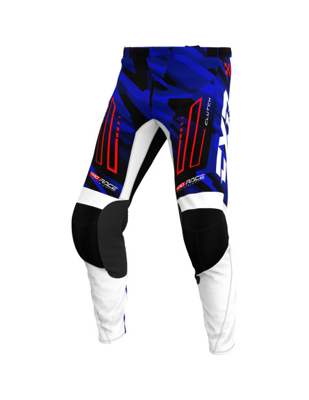 Pantalon cross FXR 2025 Clutch Bleu Camo Rouge