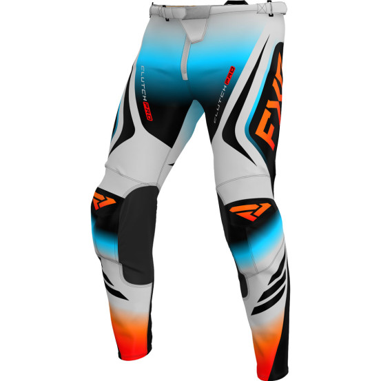 Pantalon cross FXR 2025 Clutch Pro Gris Bleu Orange