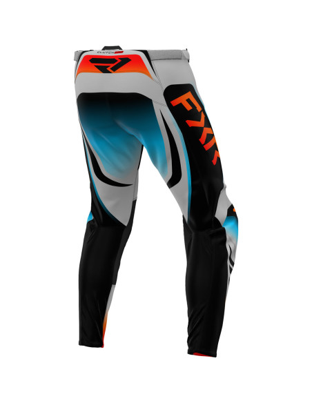 Pantalon cross FXR 2025 Clutch Pro Gris Bleu Orange