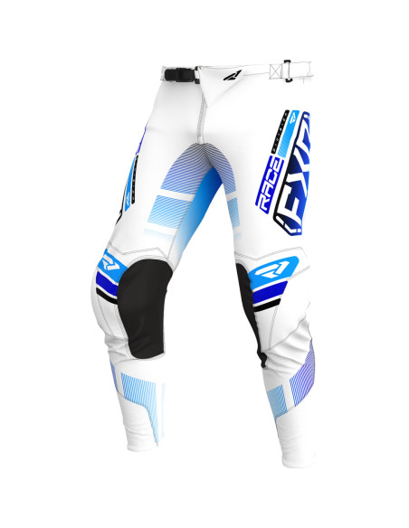 Pantalon cross FXR 2025 Podium Blanc Bleu