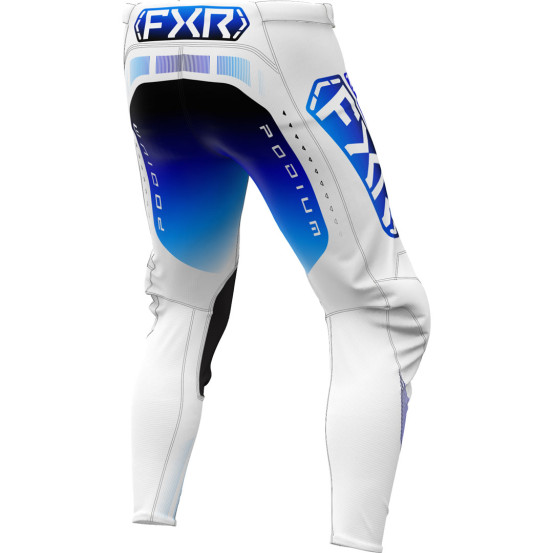 Pantalon cross FXR 2025 Podium Blanc Bleu