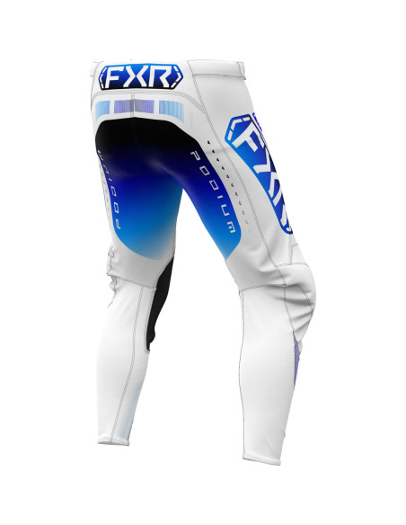 Pantalon cross FXR 2025 Podium Blanc Bleu