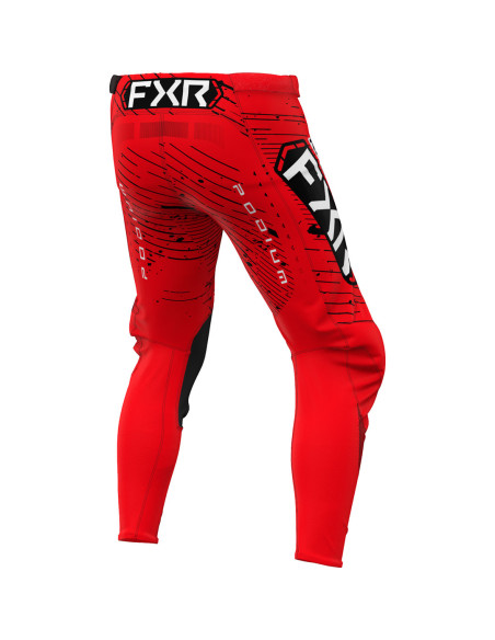 Pantalon cross FXR 2025 Podium Rouge Noir