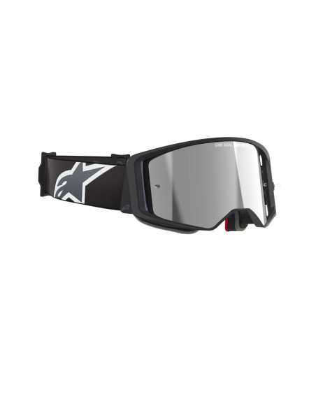 Masque cross Alpinestars Supertech Corp - Noir Gris écran iridium Argent