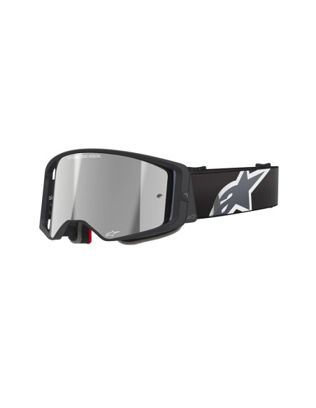 Masque cross Alpinestars Supertech Corp - Noir Gris écran iridium Argent