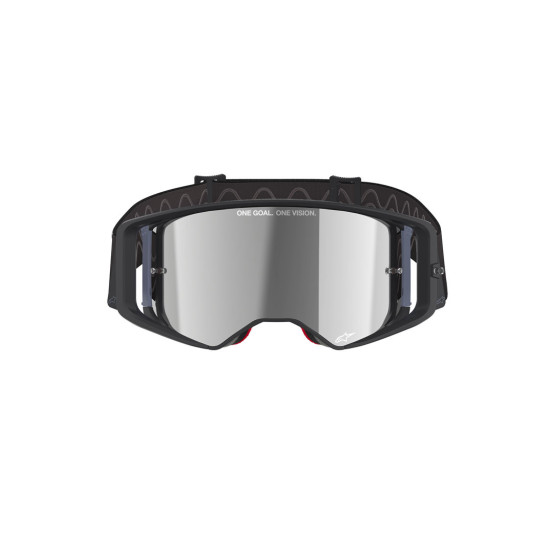 Masque cross Alpinestars Supertech Corp - Noir Gris écran iridium Argent