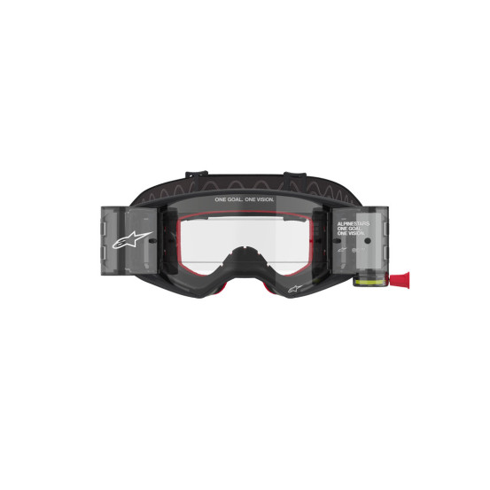 Masque cross Alpinestars Supertech Corp Roll-Off - Noir Gris écran clair