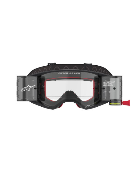 Masque cross Alpinestars Supertech Corp Roll-Off - Noir Gris écran clair