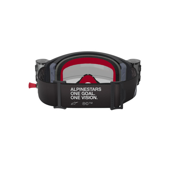 Masque cross Alpinestars Supertech Corp Roll-Off - Noir Gris écran clair
